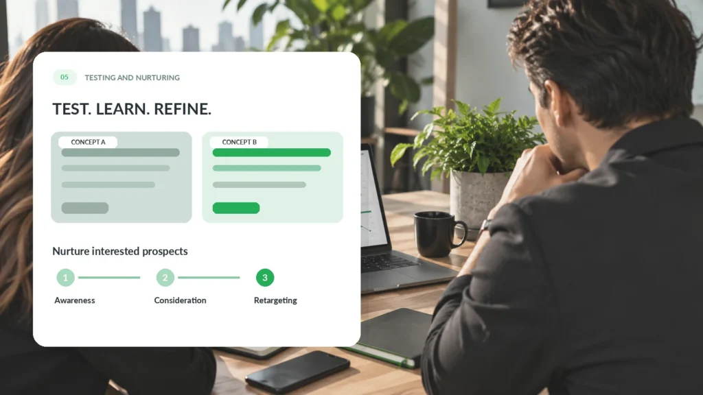 LinkedIn Ads Agency in Melbourne 29 LinkedIn Ads: Campaign Testing & Lead Nurturing