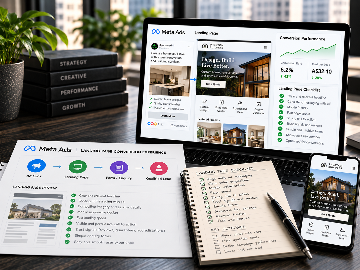 Meta Ads Agency in Melbourne 32 Landing Page & Conversion Experience