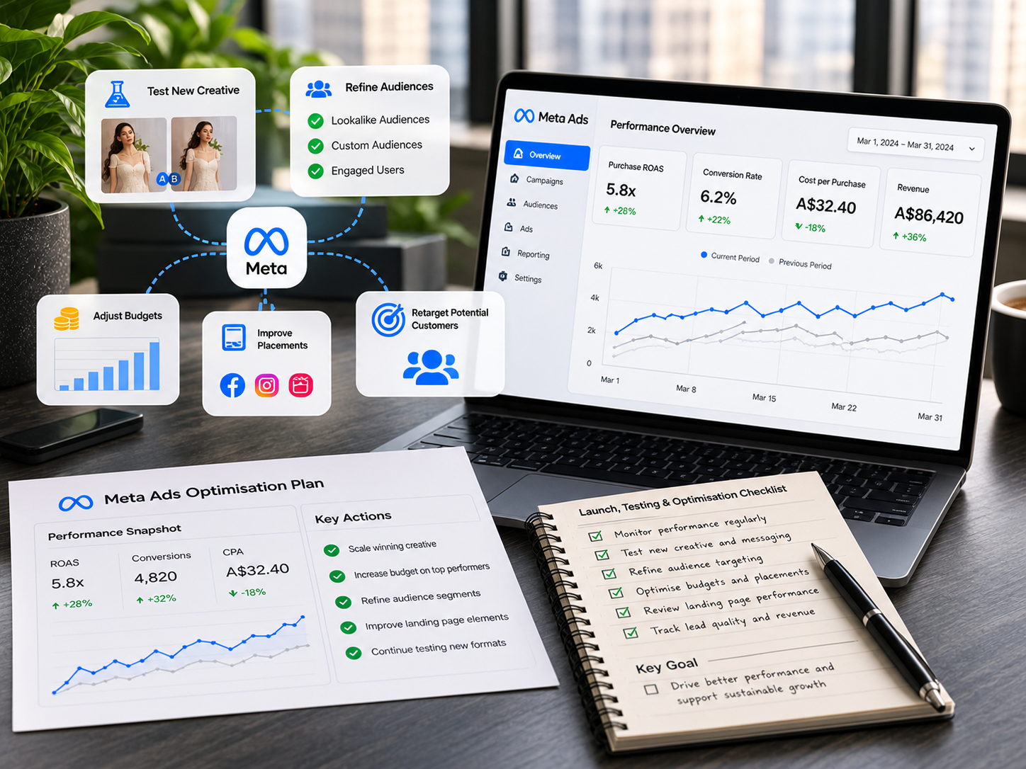 Meta Ads Agency in Melbourne 33 Launch, Testing & Optimisation