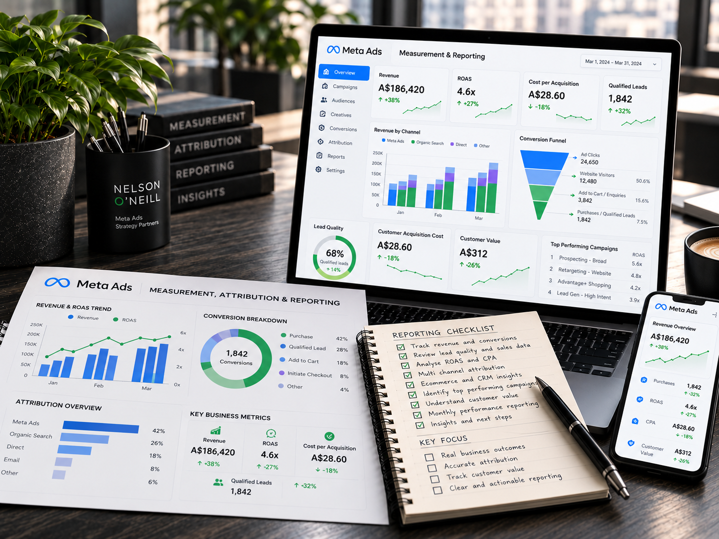 Meta Ads Agency in Melbourne 34 Measurement, Attribution & Reporting